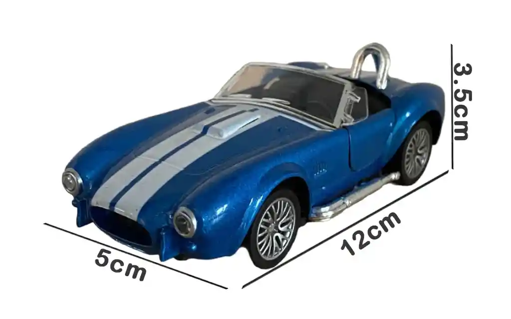 Vehículo Ford Shelby Cobra Escala 1:32 Color Azul