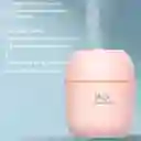 Humidificador H₂o Luz Led En Color Rosado (220ml) + 1 Esencia Hidrosoluble