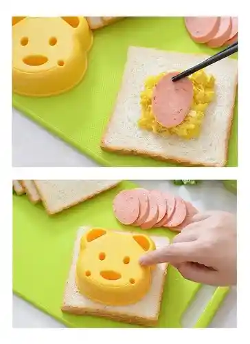 Kit Cortador De Figuras Moldes Alimentos De Niños