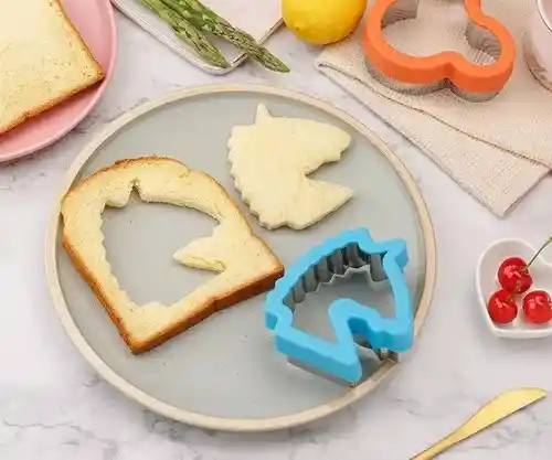 Kit Cortador De Figuras Moldes Alimentos De Niños