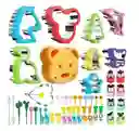 Kit Cortador De Figuras Moldes Alimentos De Niños