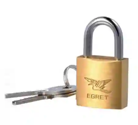 Candado Bronce Egret Padlock Fino 25mm