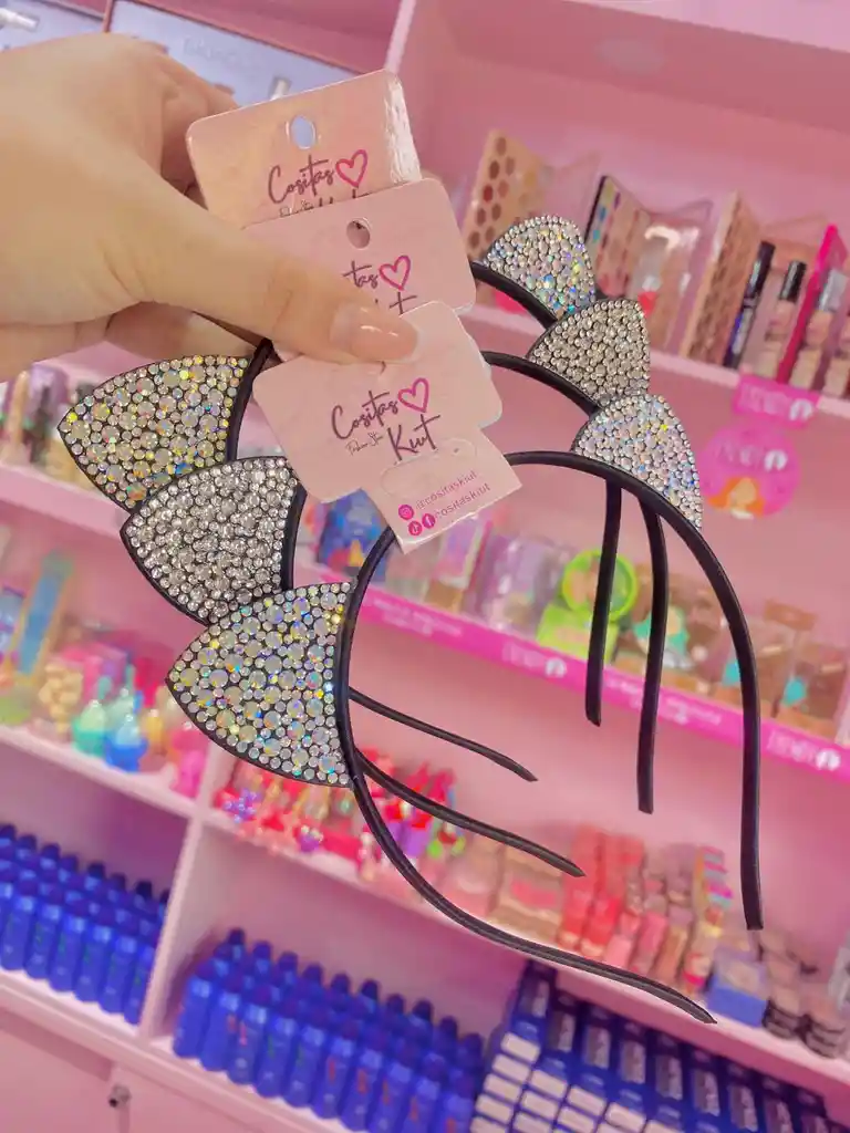 🐱✨ Diadema Con Orejitas Brillantes – Diversión Y Glamour En Un Solo Toque