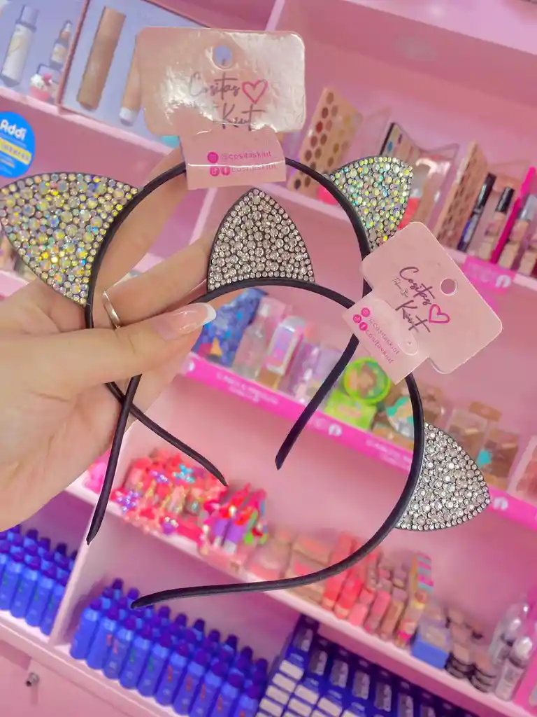 🐱✨ Diadema Con Orejitas Brillantes – Diversión Y Glamour En Un Solo Toque