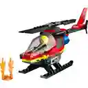 Juego Lego Helicóptero Bomberos 85 Piezas Para Niños
