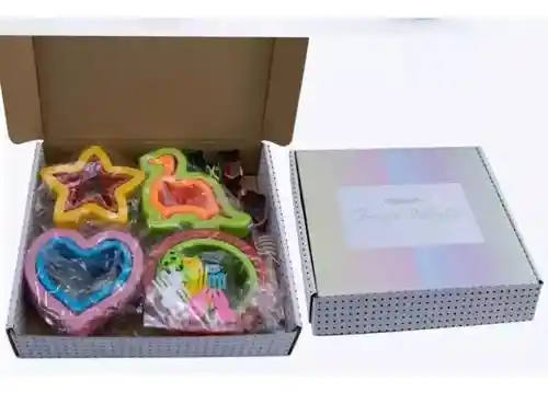 Kit Moldes De Corte Pan Fruta Comida Loncheras Divertidas
