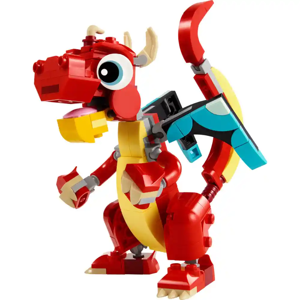Juego Lego 3 En 1 Dragon Rojo 149 Piezas Para Niños