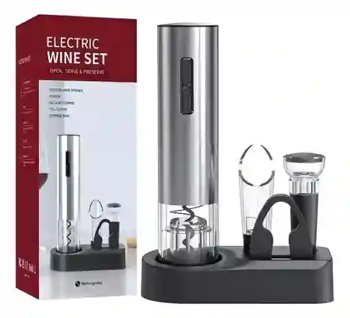 Kit Dercorchador De Vino 5 Piezas