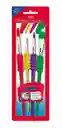 Pincel Soft Touch Set X 4 Faber Castell