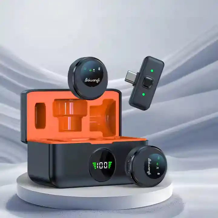 Micrófono Inalámbrico Sx29 Con Cancelación De Ruido Y Rgb