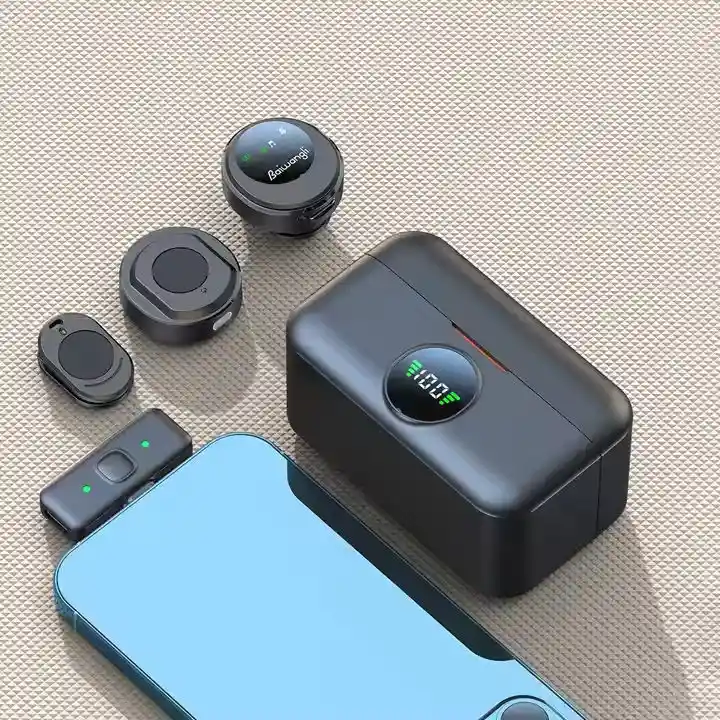 Micrófono Inalámbrico Sx29 Con Cancelación De Ruido Y Rgb
