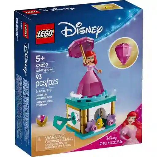 Juego Construcción Lego Princesa Ariel 93 Piezas Para Niños