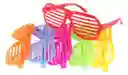 Gafas De Neon X 12 Premium Plásticas Fiesta Hora Loca
