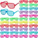 Gafas De Neon X 12 Premium Plásticas Fiesta Hora Loca