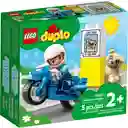 Juego Construcción Lego Moto De Policía 5 Piezas Para Niños