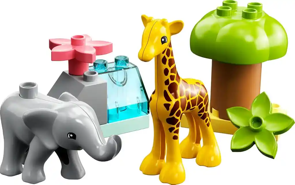 Juego Lego Animales Salvajes De África 10 Piezas Para Niños