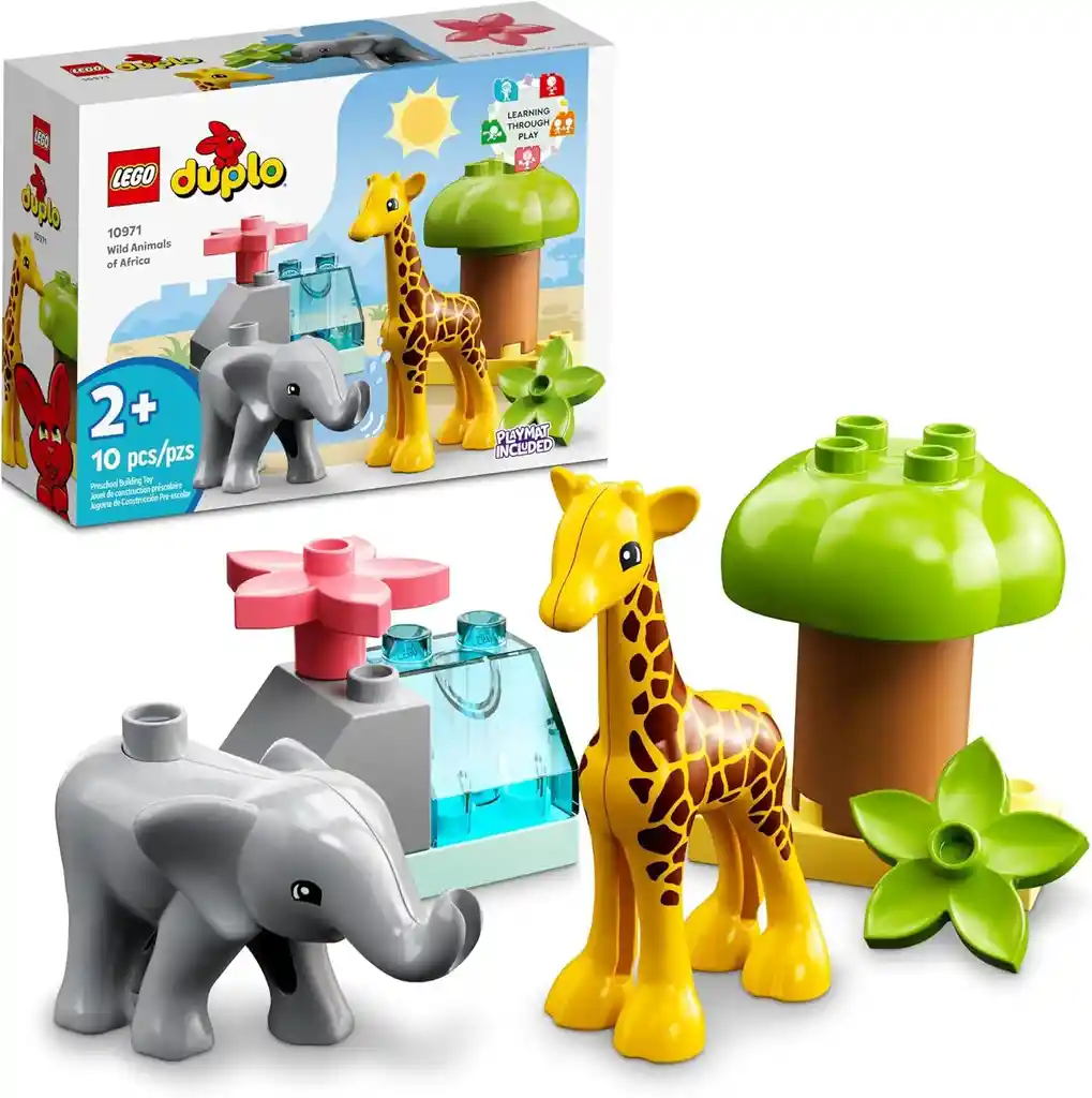 Juego Lego Animales Salvajes De África 10 Piezas Para Niños
