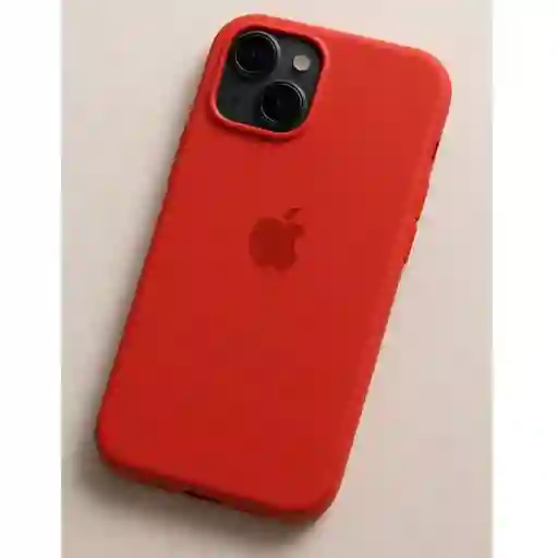 Silicon Case Iphone 15 Rojo