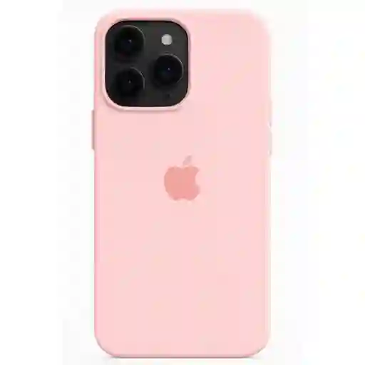 Silicon Case Iphone 15 Pro Rosado