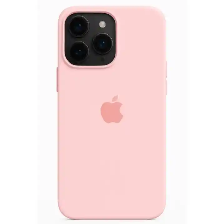 Silicon Case Iphone 15 Pro Rosado