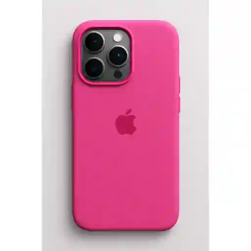 Silicon Case Iphone 15 Pro Fucsia