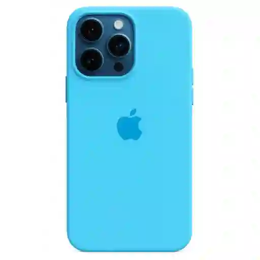 Silicon Case Iphone 15 Pro Azul Celeste