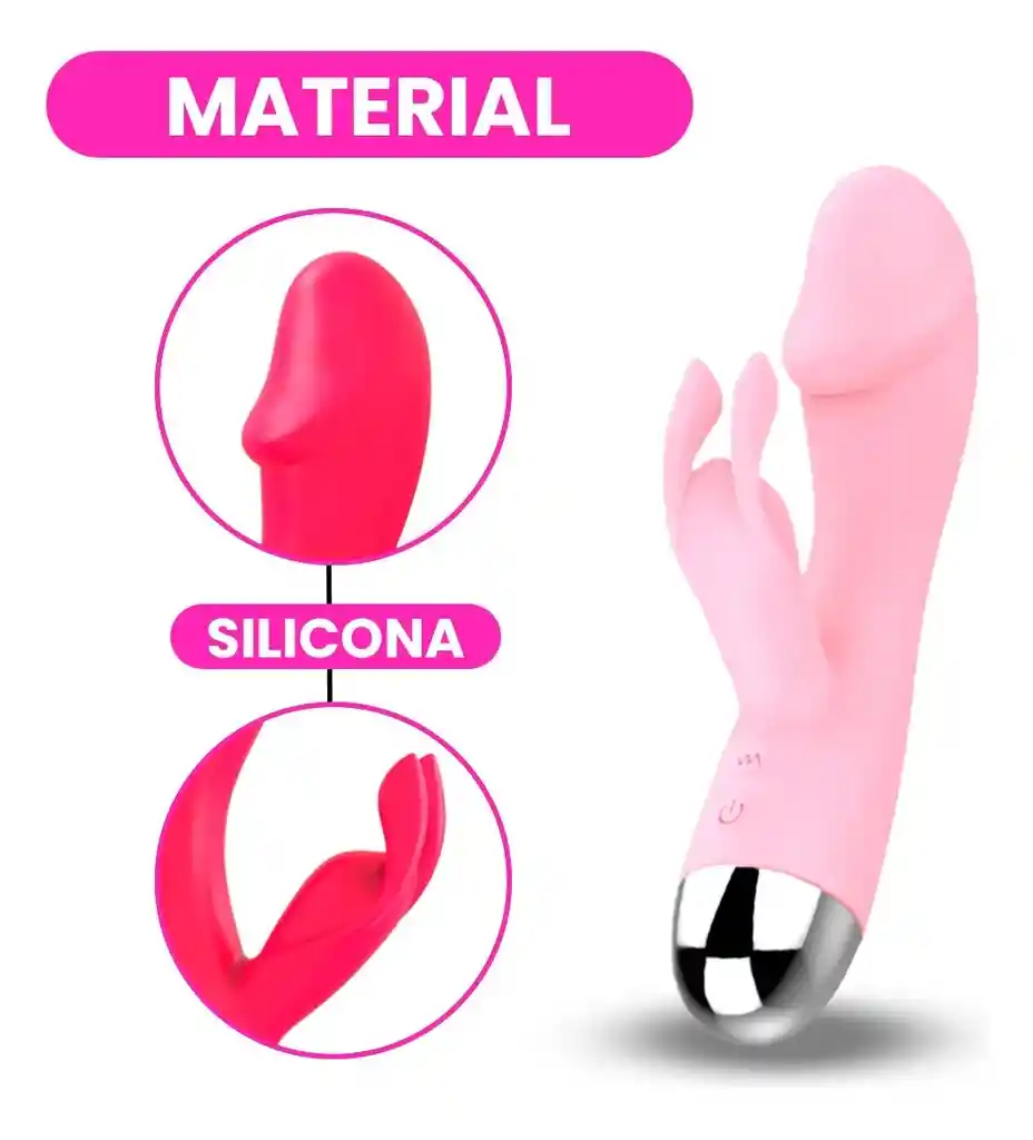 Vibrador Dildo Masturbador Punto G Clítoris