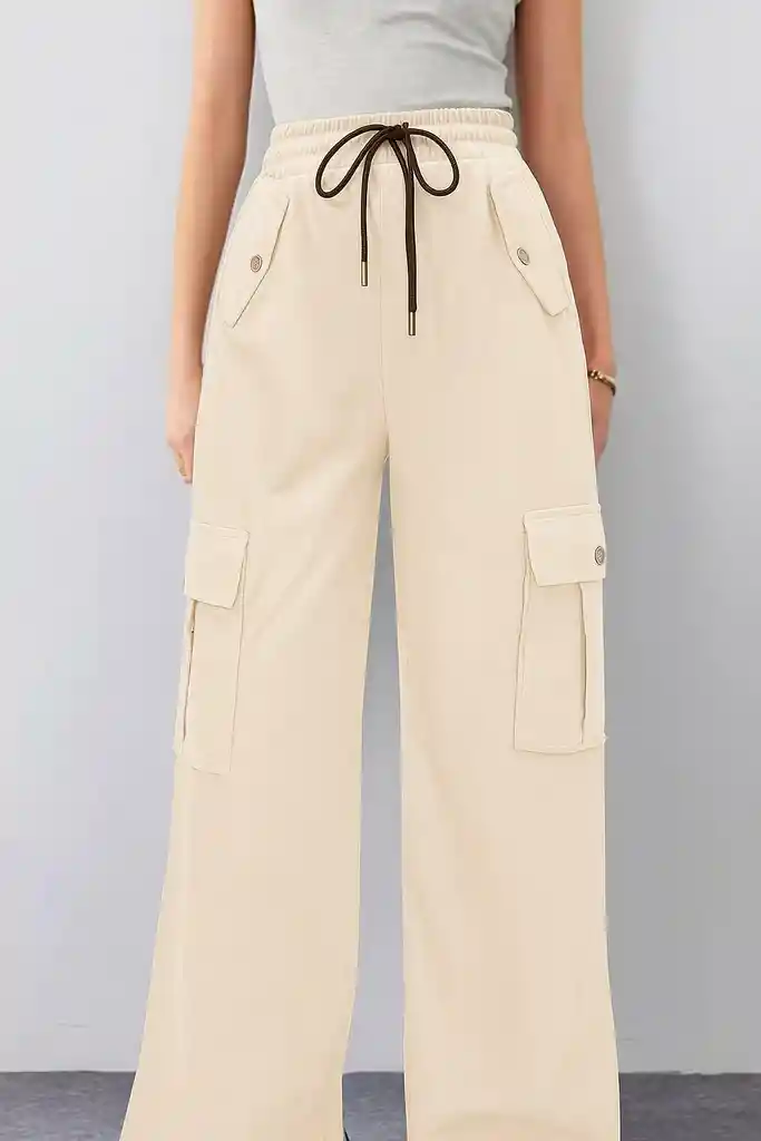 Jogger Cargo Con Bolsillo Lateral Talla Unica