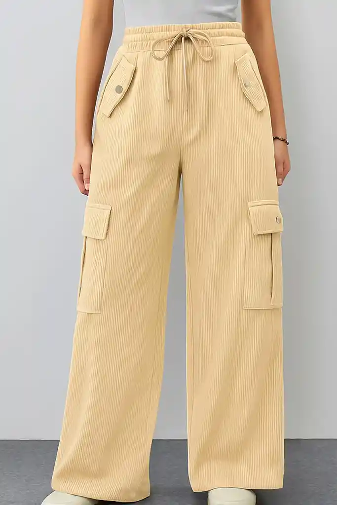 Jogger Cargo Con Bolsillo Lateral Talla Unica