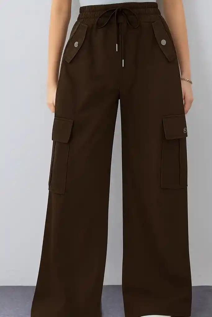 Pantalón Palazzo Estampado Arabescos Verano Talla Unica