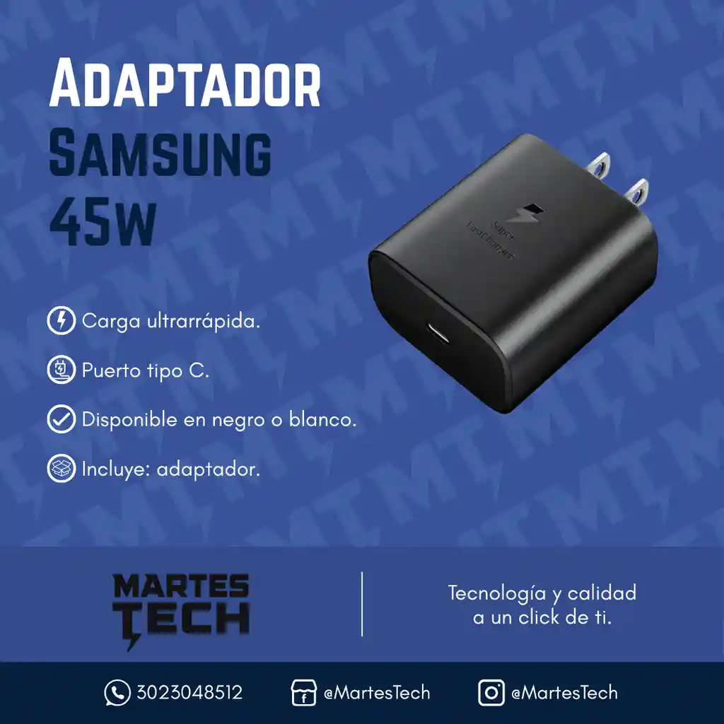 Adaptador 45w Para Samsung