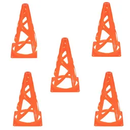 Conos De Entrenamiento X5 9pul 13x13x23cm Pvcn002 Sportfitness