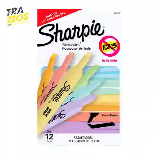 Resaltadores Sharpie Tank Pastel X12