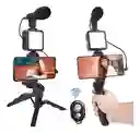 Soporte Celular Con Luz Y Microfono Soporte