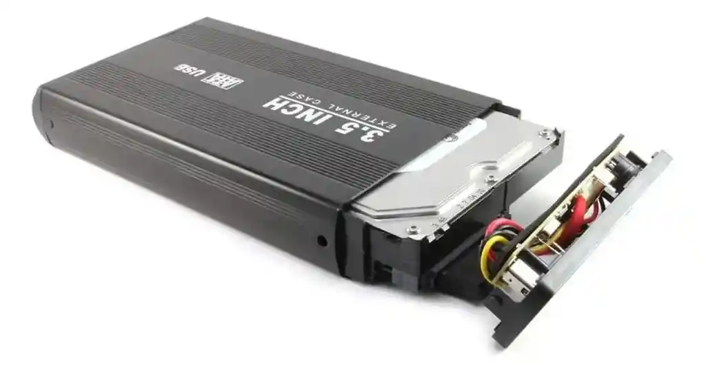 Caja Para Disco Duro Sata De Pc, 3.5 Usb 2.0 Caja Externa