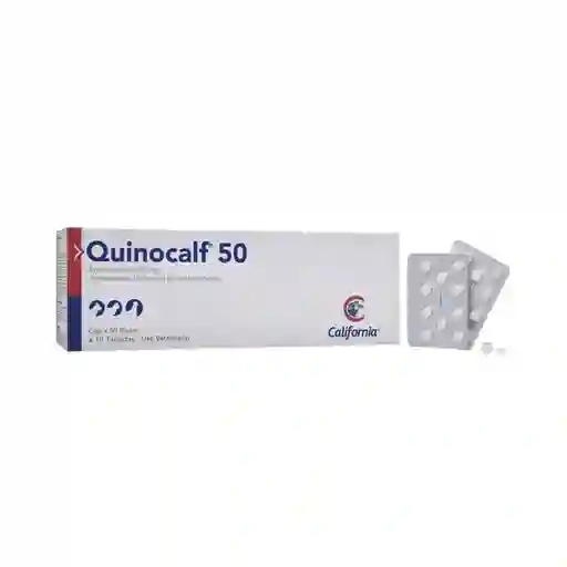 Quinocalf 50 Mg Oral Sob X 10 Tab