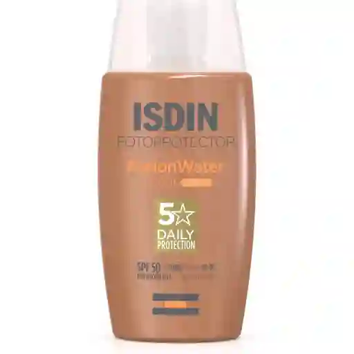Protector Solar Facial Con Color Isdin Fotoprotector Fusion Water Color Bronze Spf 50 *50ml