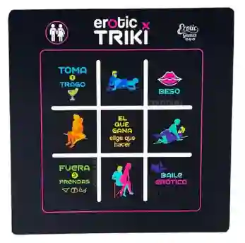 Juego De Triqui Erotico Juego Sexual Para Pareja Penitencias Posiciones Prendas
