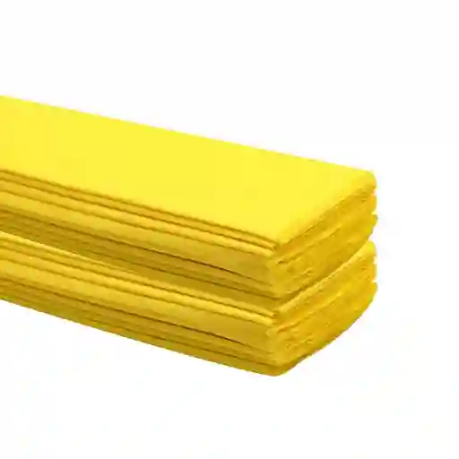 Papel Crepe Amarillo X2 Und