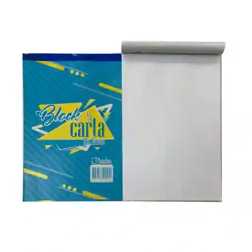 Block Papel Blanco Carta