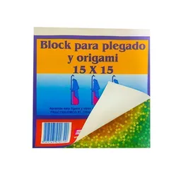 Block Papel Origami 15x15 Cm