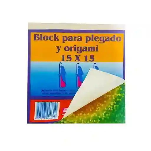 Block Papel Origami 15x15 Cm