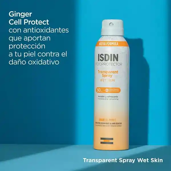 Isdin Fotoprotector Transparent Spray Wet Skin Spf50 250ml