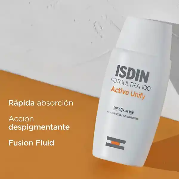 Protector Solar Fotoultra 100 Isdin Active Unify Spf 50+