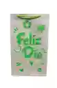 Bolsa De Regalo Cartulina Verde 27x16 Con Mucho Amor Para Ti, Feliz Dia