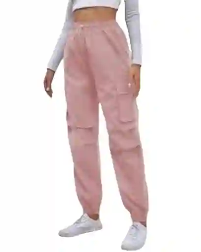 Jogger Cargo Con Bolsillo Lateral Talla Unica