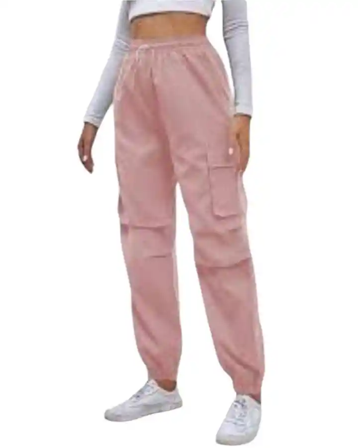 Jogger Cargo Con Bolsillo Lateral Talla Unica