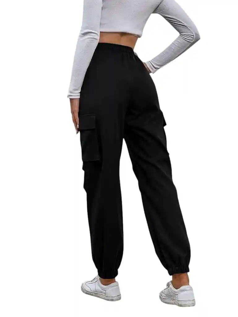 Jogger Cargo Con Bolsillo Lateral Talla Unica