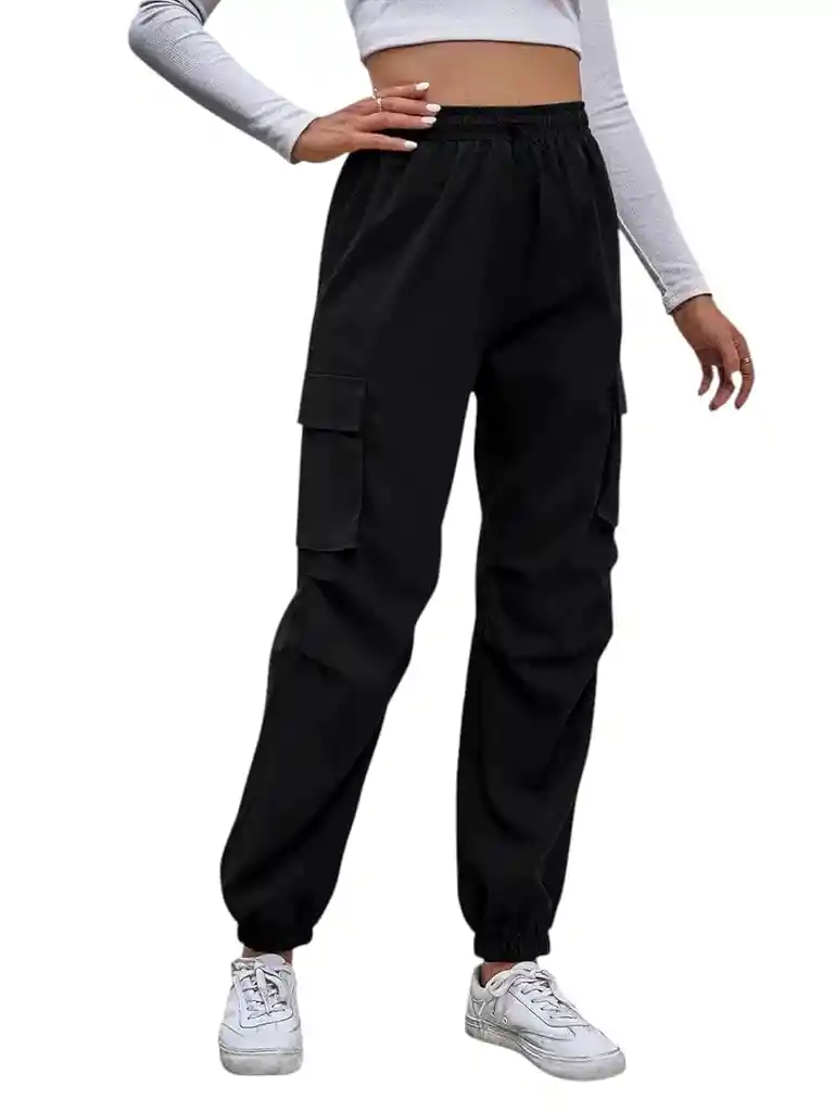 Jogger Cargo Con Bolsillo Lateral Talla Unica