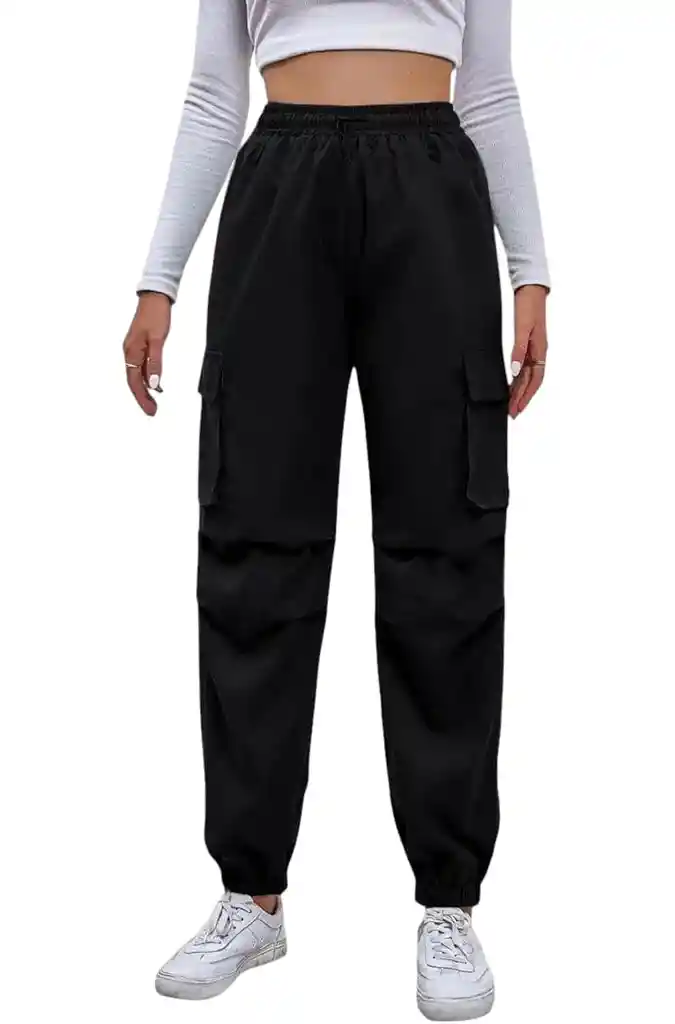 Jogger Cargo Con Bolsillo Lateral Talla Unica